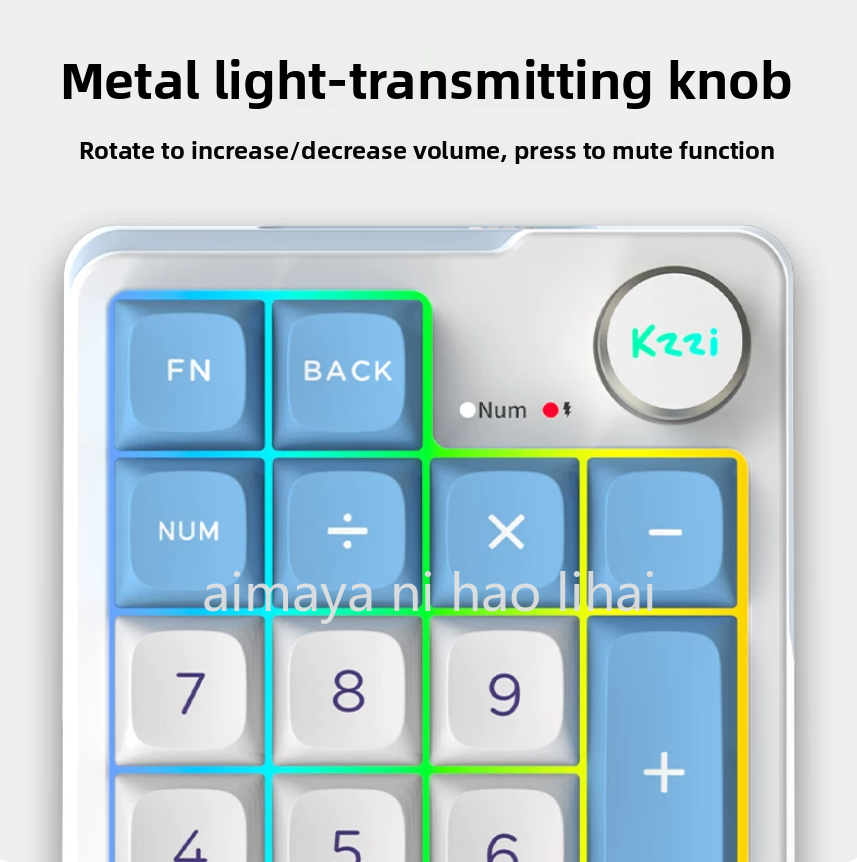Kzzi K20 Mini Keypad Tiga Mode - Gaming Keyboard Mini ulasan dan harga