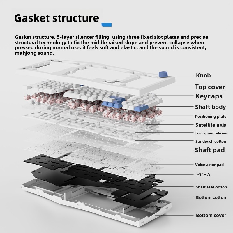 Keyboard Mekanik FEKER Alice98 - Gaming Keyboard Hot Swappable ulasan dan harga